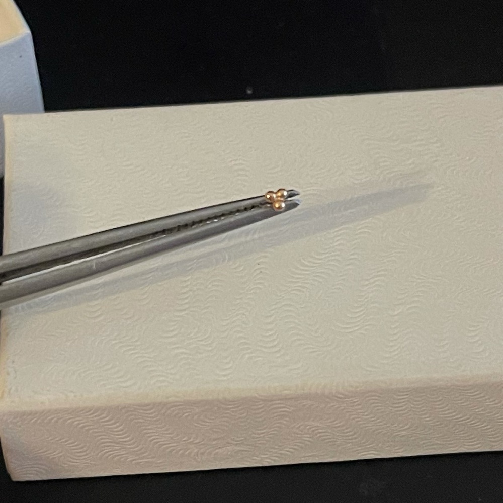 BVLA three bead cluster threadless end